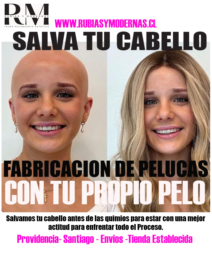 Campaña "Salva tu Cabello" Fabricacion de pelucas Naturales con Tu pelo o pelo donado
